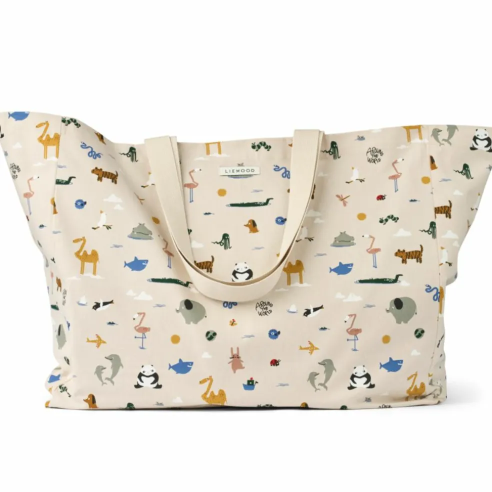 Maxi tote bag Around the world