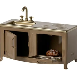 Meuble de cuisine marron clair
