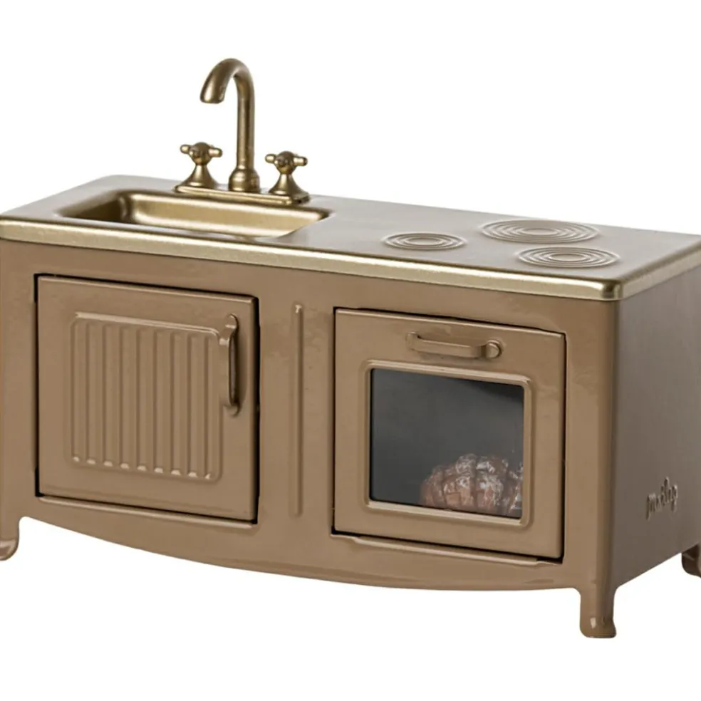 Meuble de cuisine marron clair