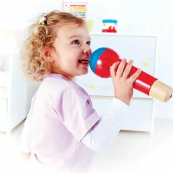 Micro en bois à résonnance