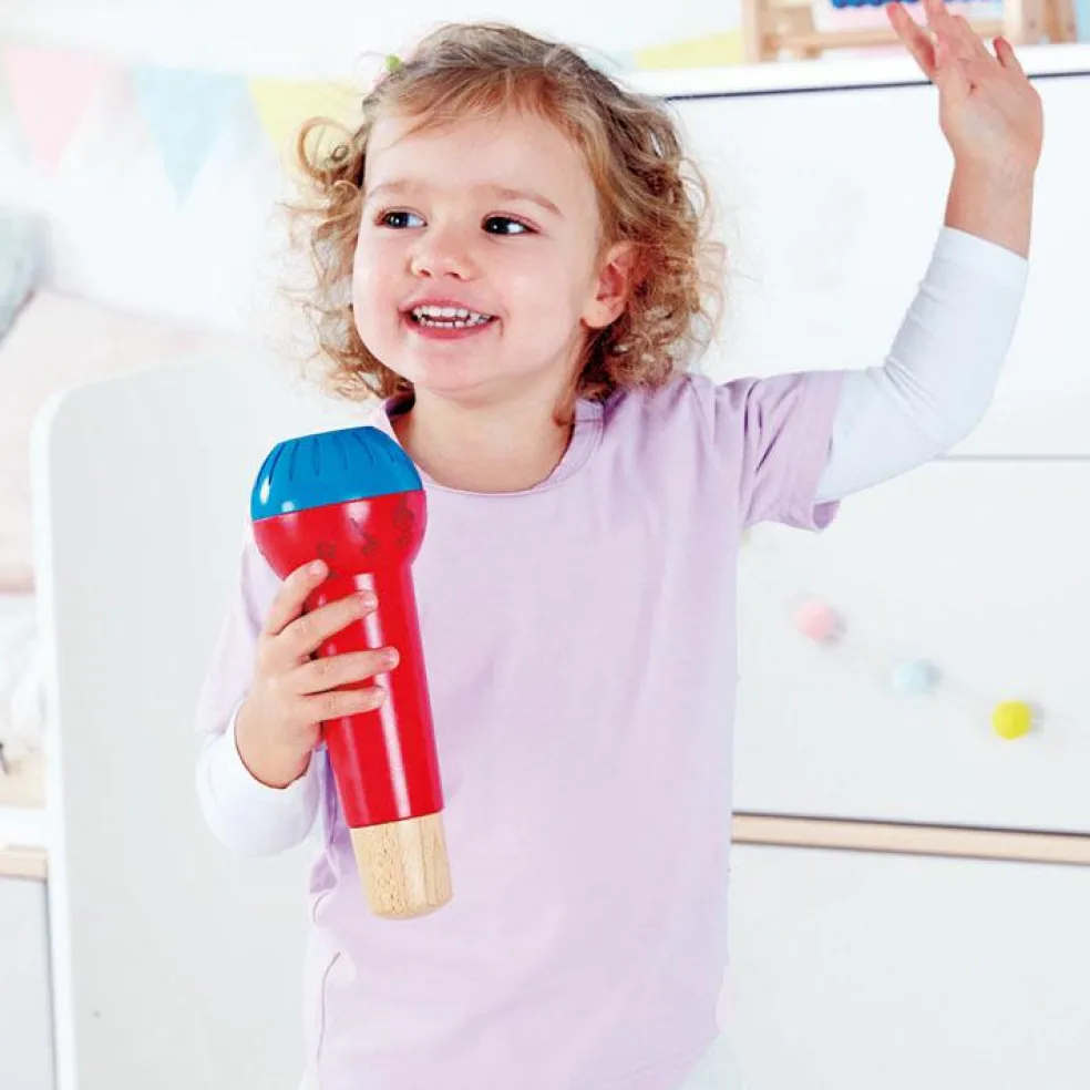 Micro en bois à résonnance