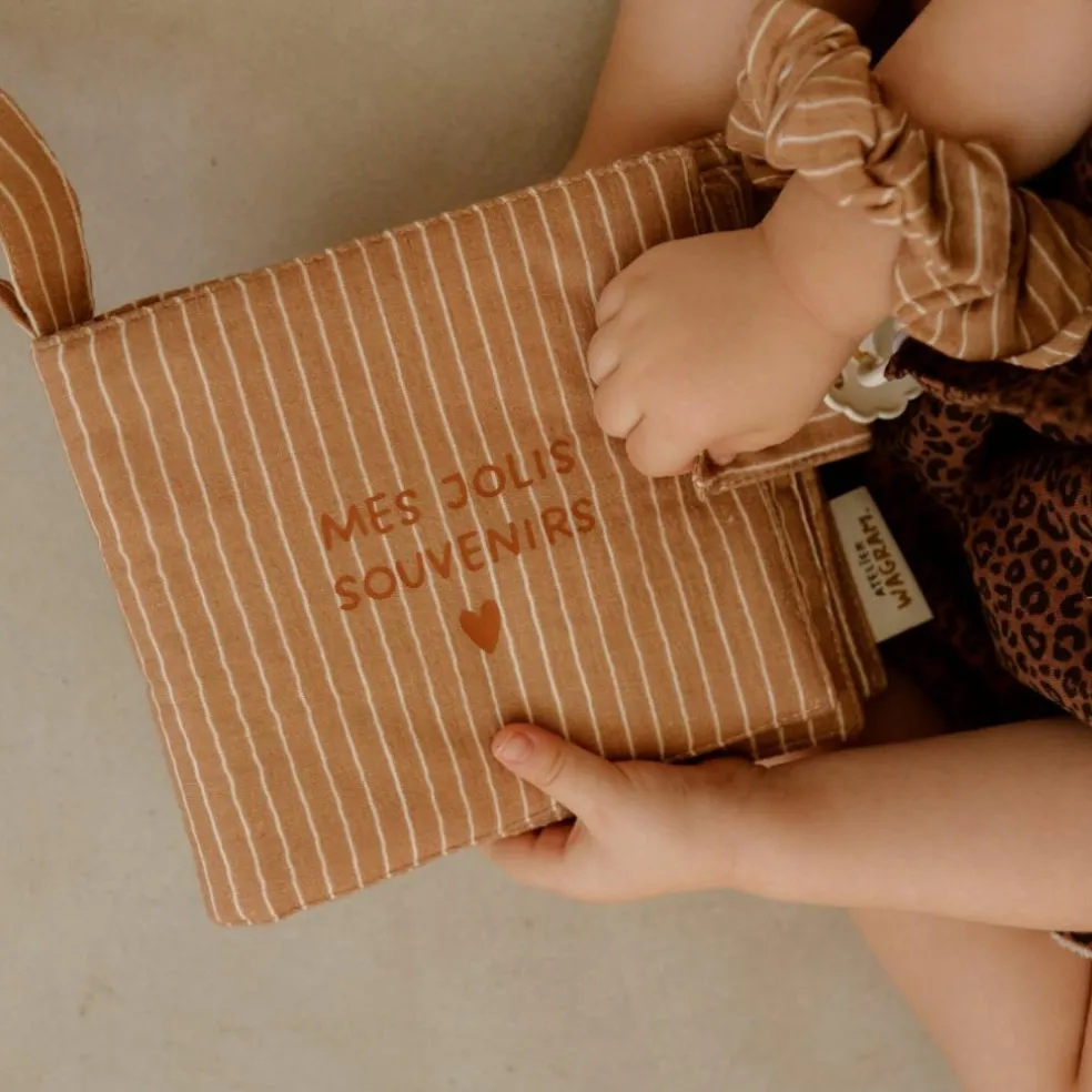 Mini album photo Rayures Fines (personnalisable)