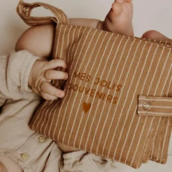 Mini album photo Rayures Fines (personnalisable)