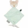 Mini doudou attache sucette Flo le Renard (19 cm)