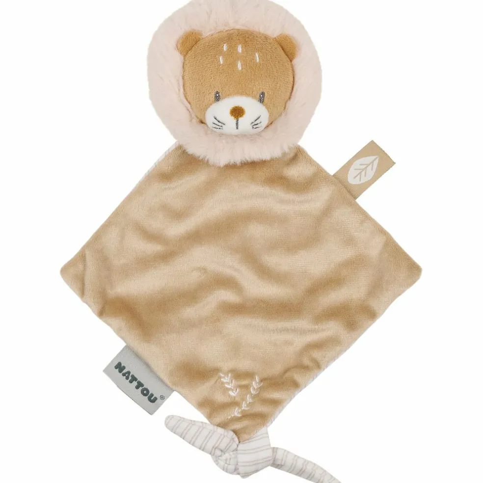 Mini doudou attache sucette Ernest le Lion (19 cm)
