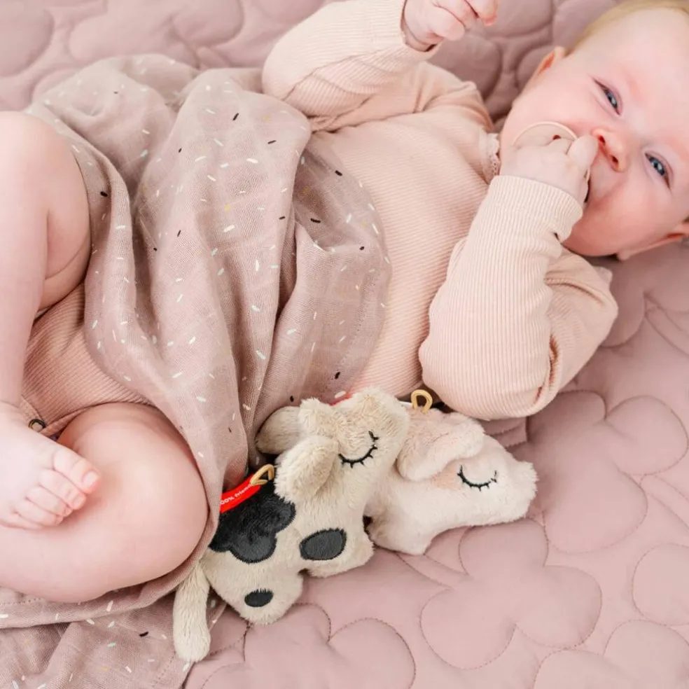 Mini hochet sensoriel Dotti Sable