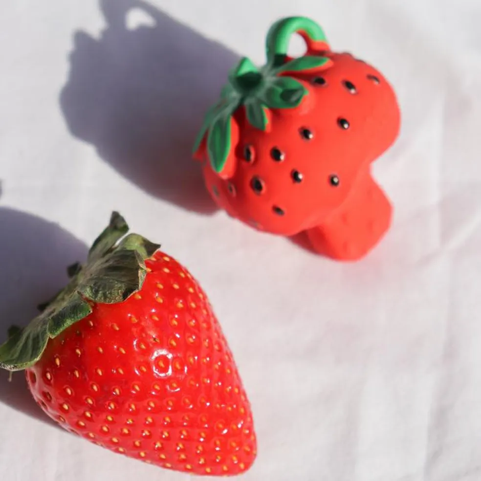 Mini jouet de dentition Chewy Sweetie la fraise