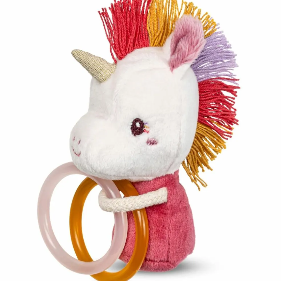 Mini-hochet Lena la licorne