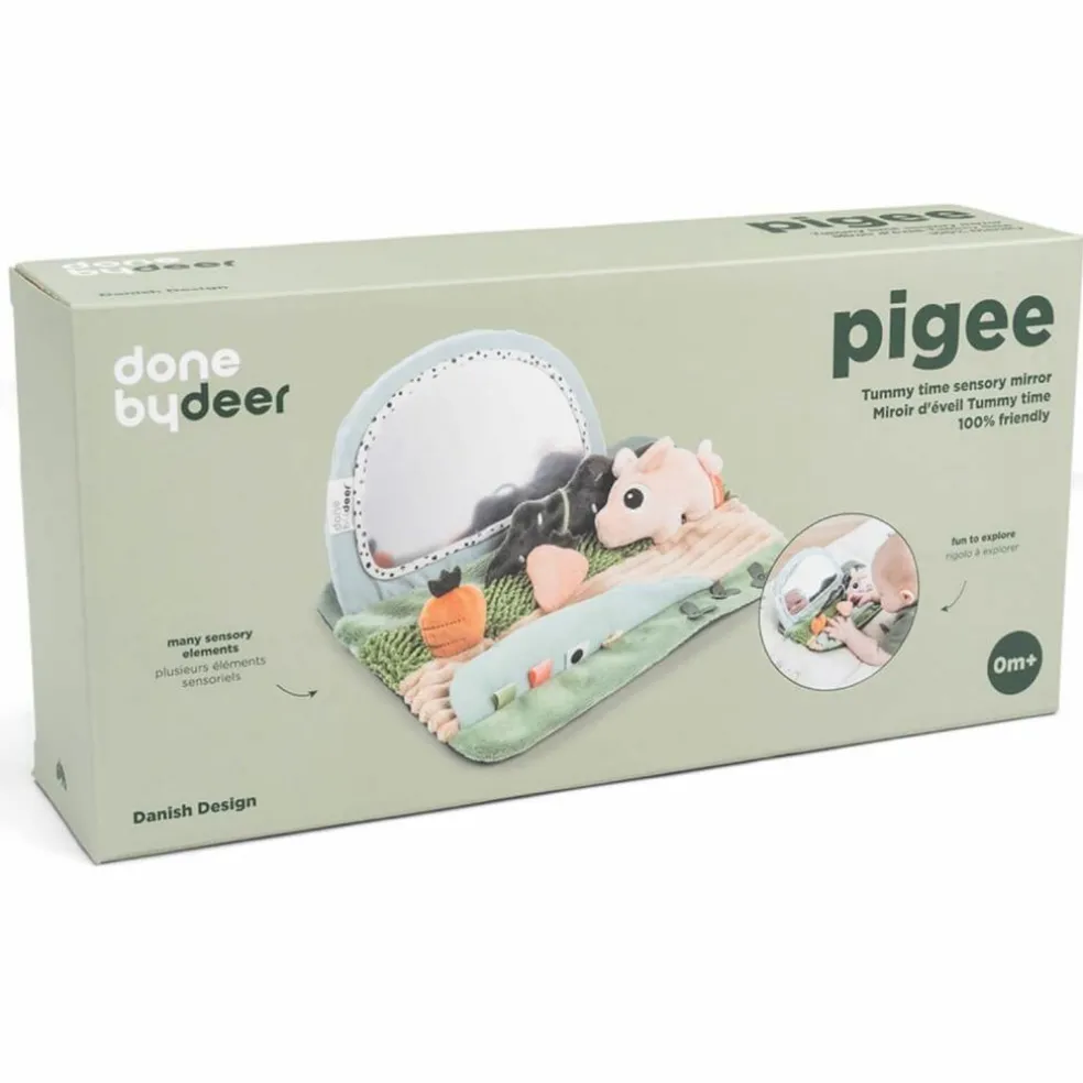 Miroir d'éveil Tummy time Tiny farm Multicolore