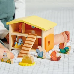 Mon premier poulailler en bois Ferme (11 pièces)