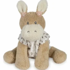 Âne en peluche Botton Fleurs