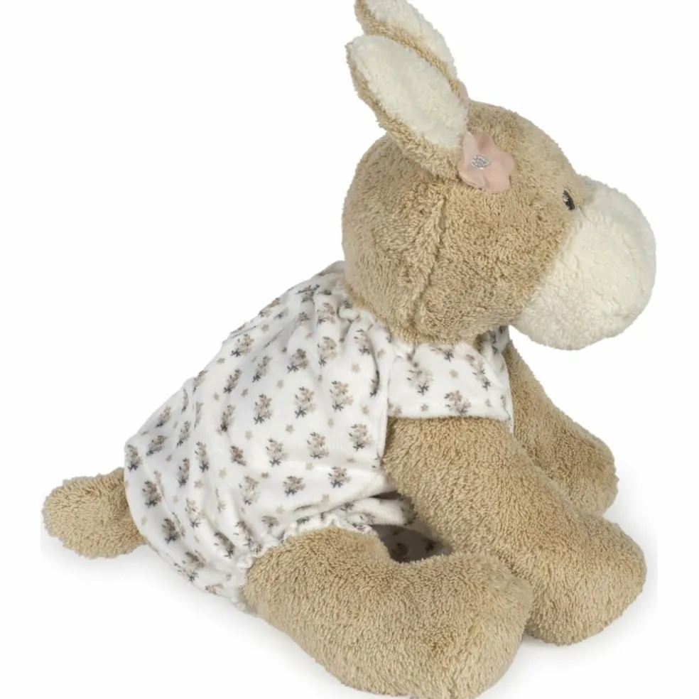 Âne en peluche Botton Fleurs