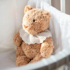 Ours en peluche tricot beige (29 cm)