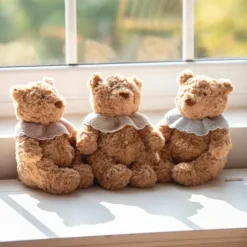 Ours en peluche tricot beige (29 cm)