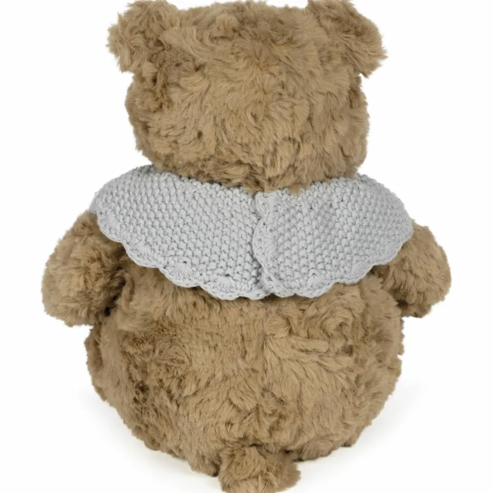 Ours en peluche tricot bleu (29 cm)