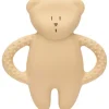 Ourson de dentition en caoutchouc naturel sable