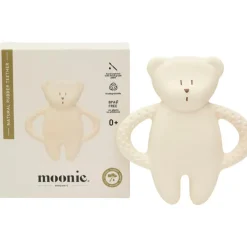 Ourson de dentition en caoutchouc naturel blanc polaire