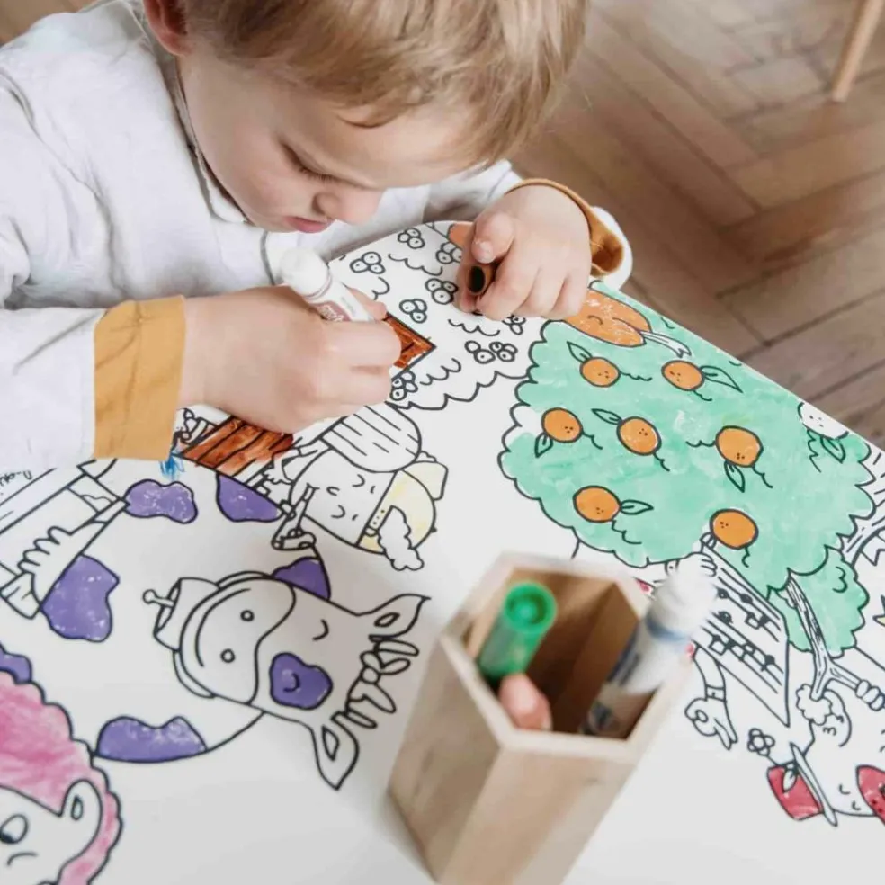 Pack 1 Coloritable + 2 Chaises Ferme