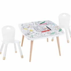 Pack 1 Coloritable + 2 Chaises Savane