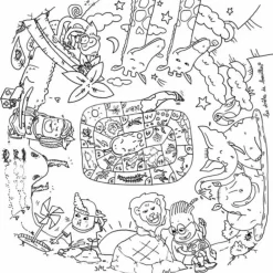 Pack 1 Coloritable + 2 Chaises Savane