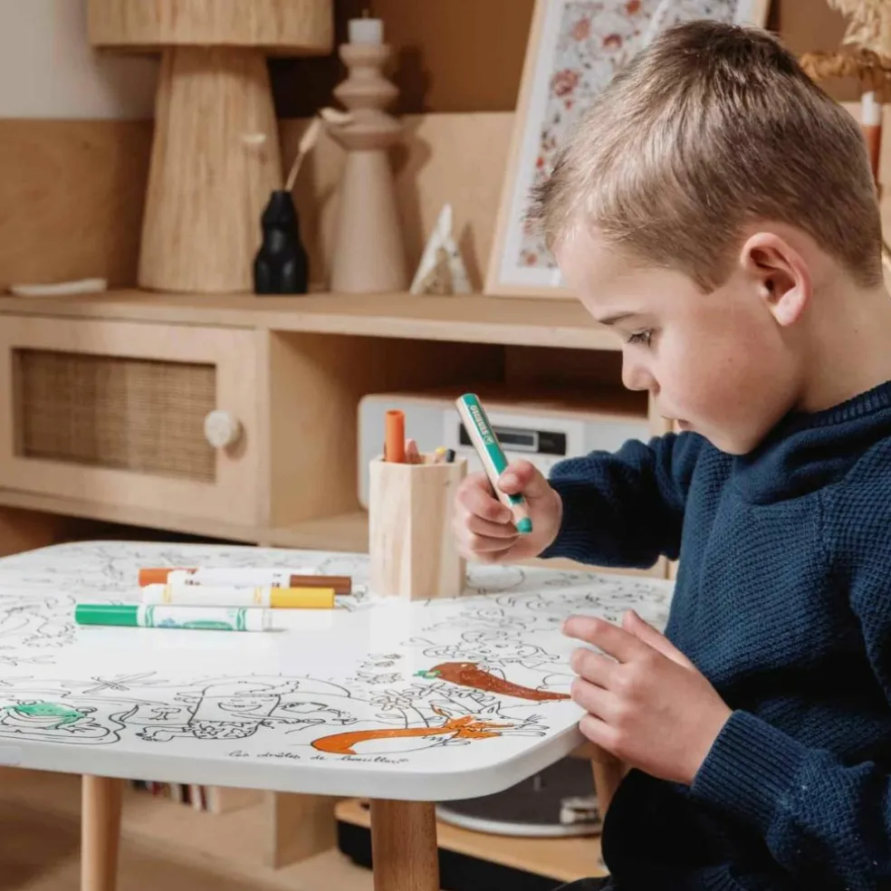 Pack 1 Coloritable + 2 Chaises Forêt