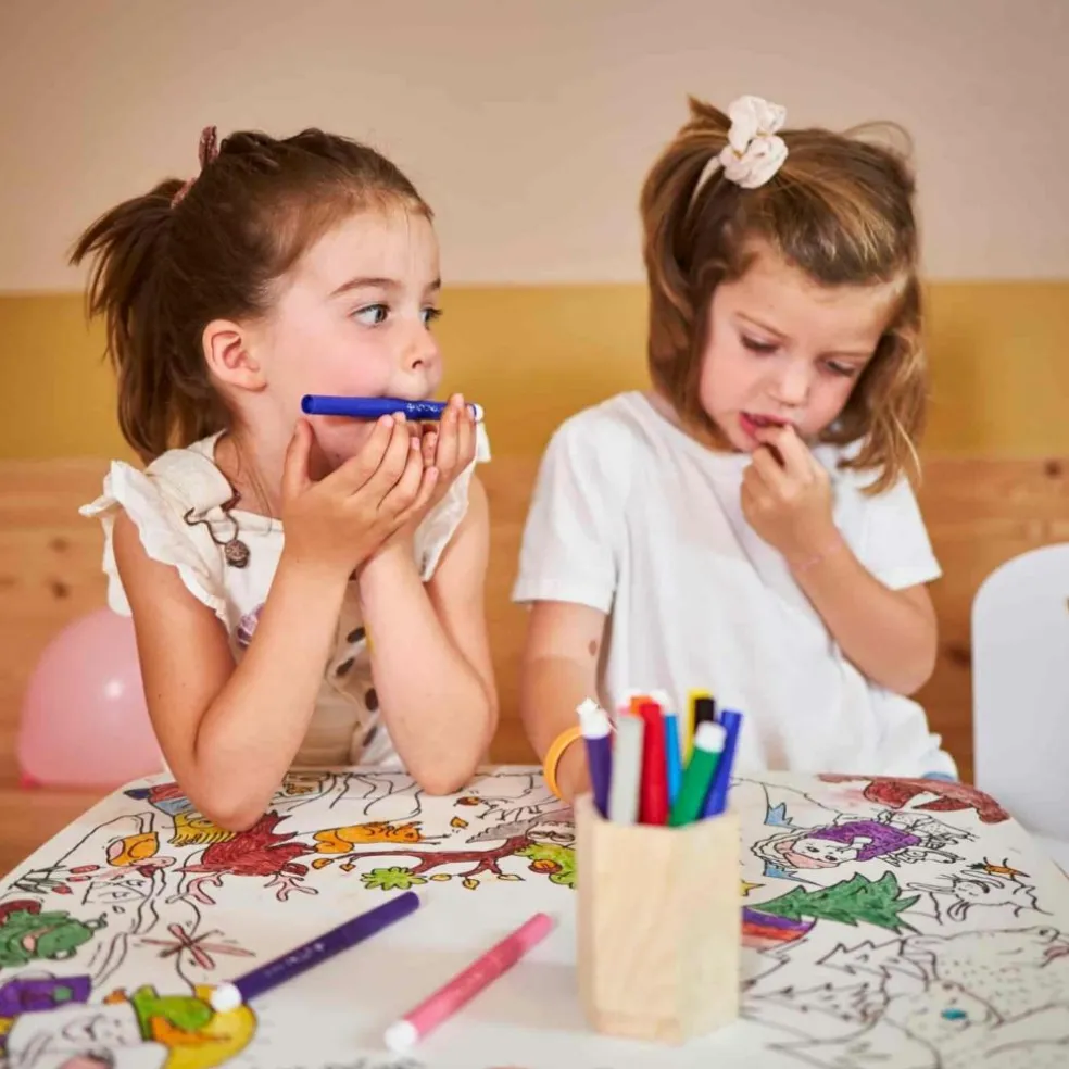 Pack 1 Coloritable + 2 Chaises Forêt