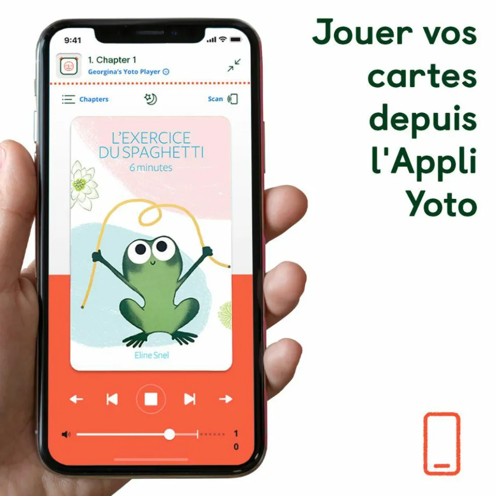 Pack Calme et Attentif comme une grenouille Yoto Player et Mini