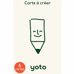 Pack de 5 Cartes à créer