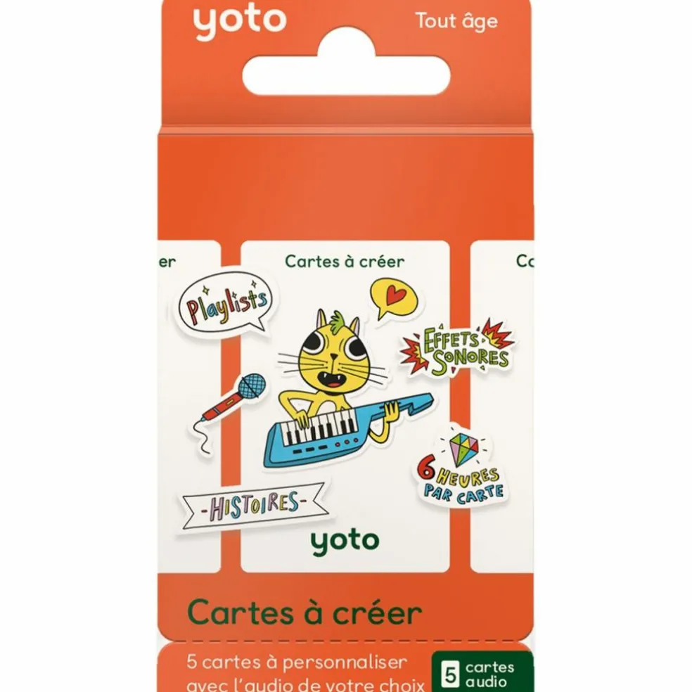 Pack de 5 Cartes à créer