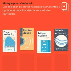 Pack Musique pour s'endormir pour Yoto Player et Mini (4 cartes)