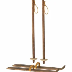 Paire de ski et bâtons Maman et Papa souris