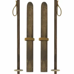 Paire de ski et bâtons Maman et Papa souris