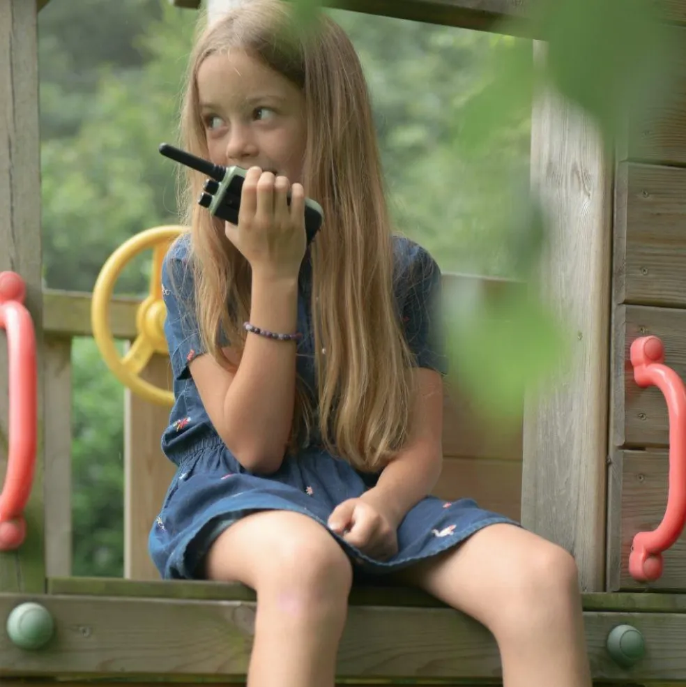 Paire de Talkie-Walkie KIDYTALK vert jaune