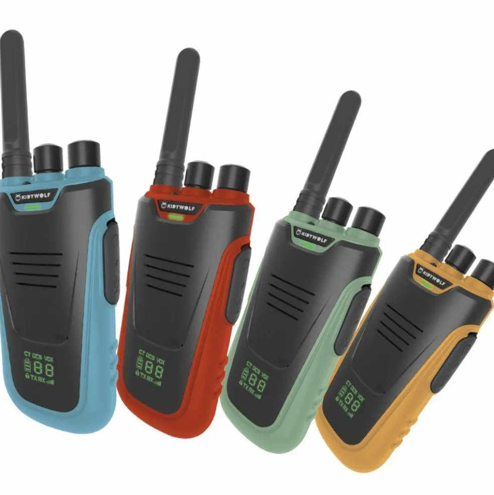 Paire de Talkie-Walkie KIDYTALK vert jaune