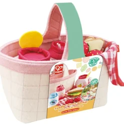 Panier de pique-nique et accessoires en tissu (14 pièces)