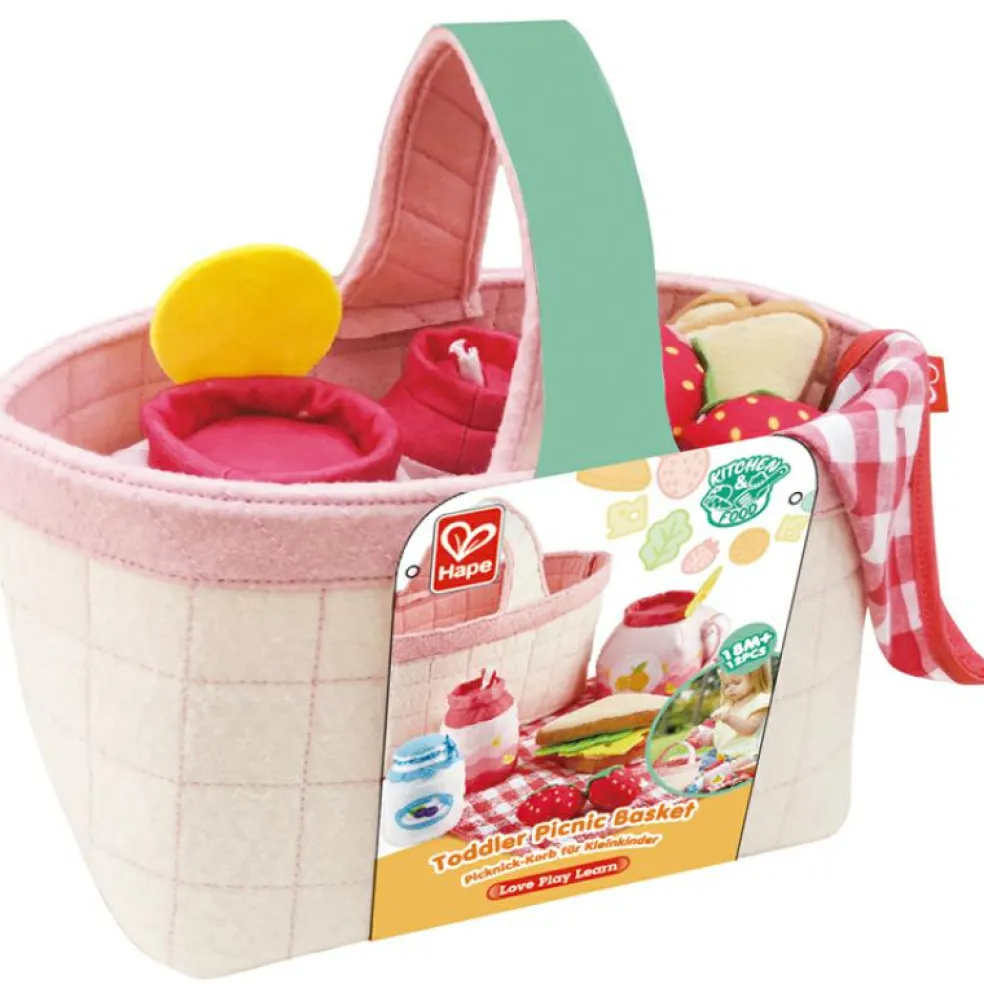 Panier de pique-nique et accessoires en tissu (14 pièces)