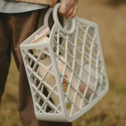 Panier de plage en silicone Bleu Perle