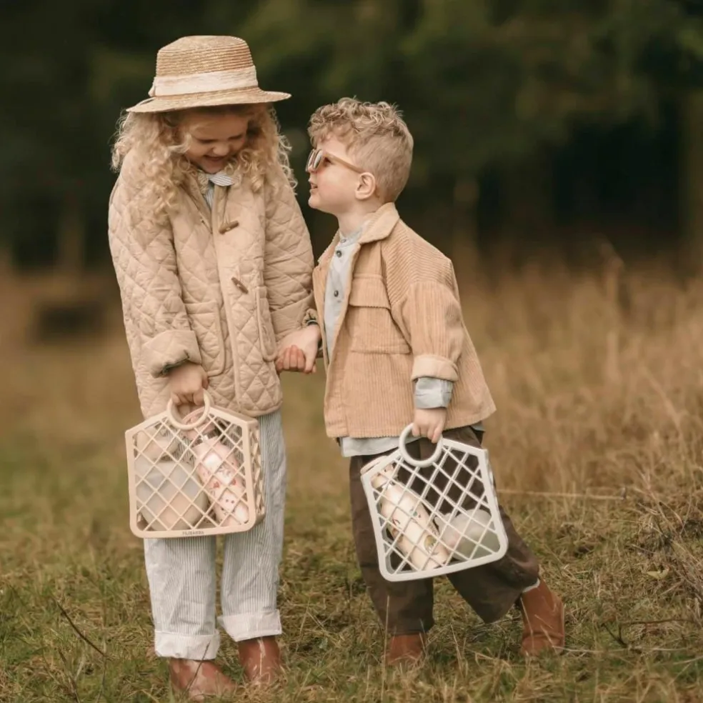 Panier de plage en silicone Galet