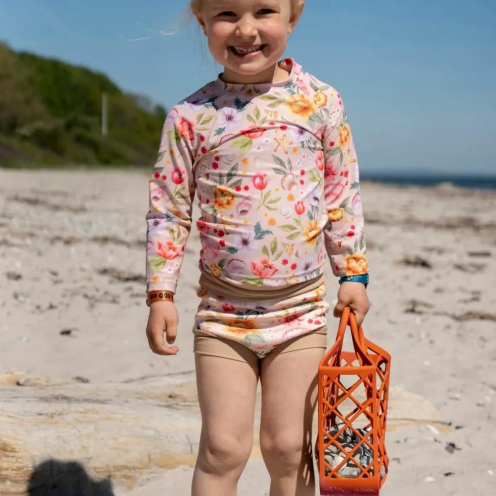 Panier de plage en silicone Rouge Corail