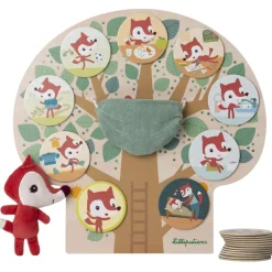 Panneau d'activités Alice Arbre je raconte ma journée