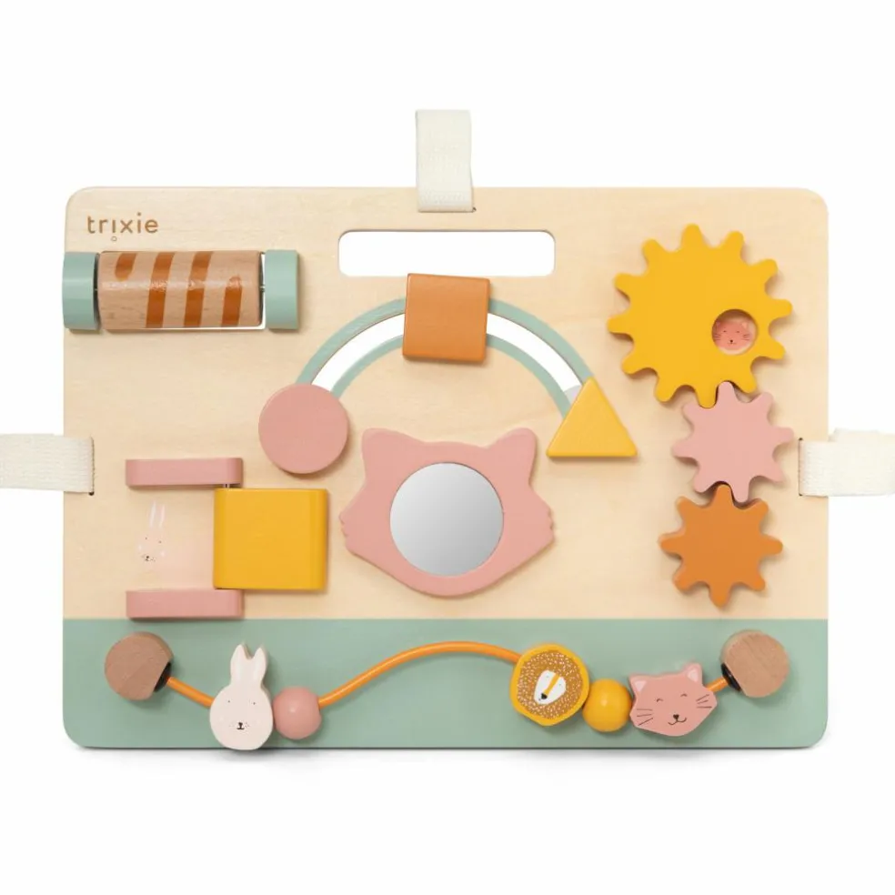 Panneau d’activités en bois Mrs. Cat