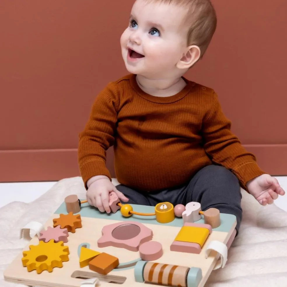 Panneau d’activités en bois Mrs. Cat