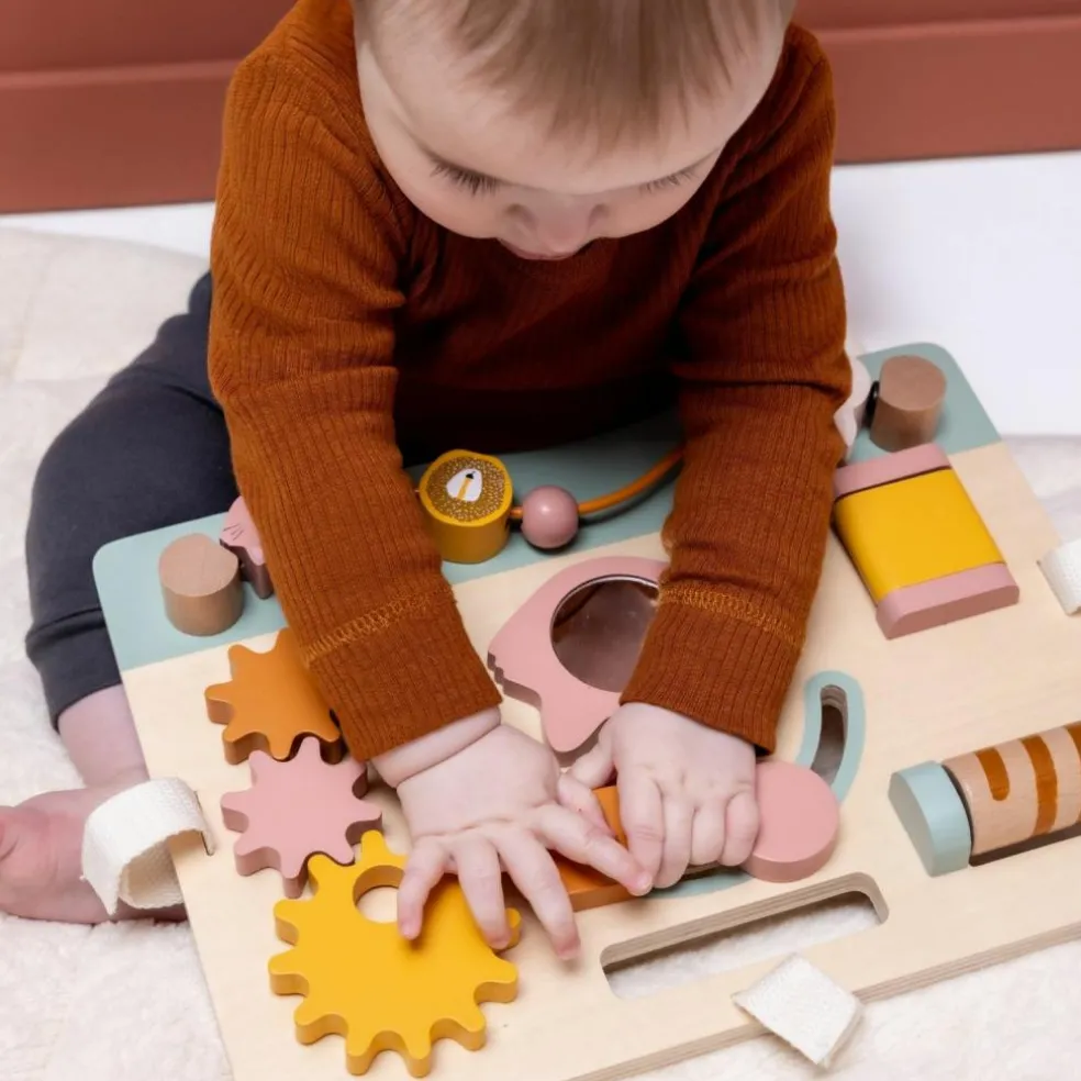 Panneau d’activités en bois Mrs. Cat