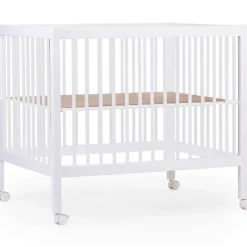 Parc 97 blanc avec roues (75 x 95 cm)