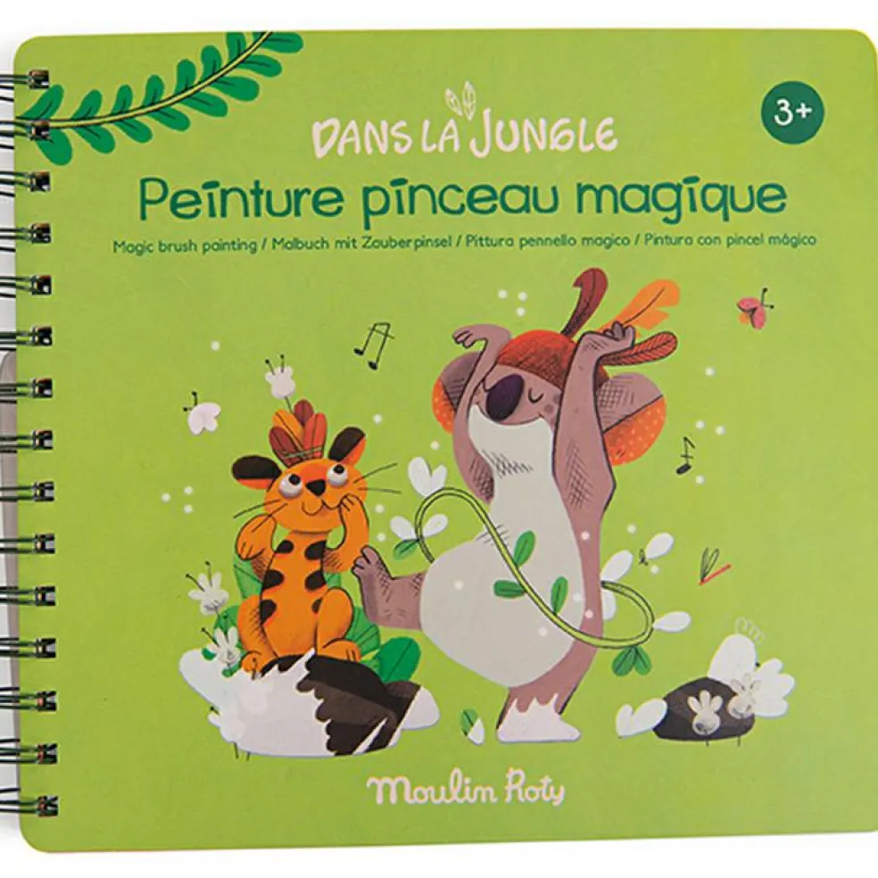 Peinture pinceau magique Dans la jungle