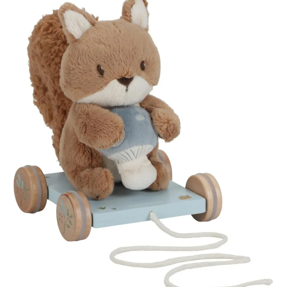 Peluche à tirer écureuil FSC Forest Friends