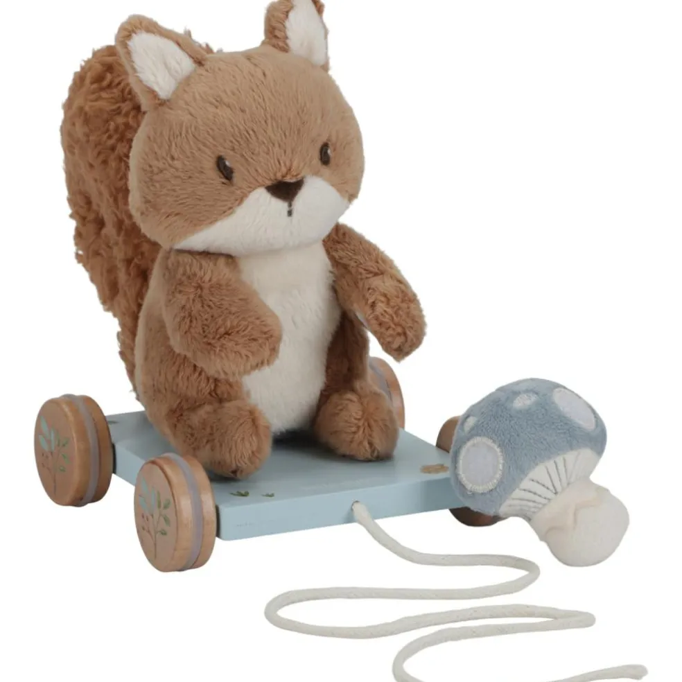 Peluche à tirer écureuil FSC Forest Friends