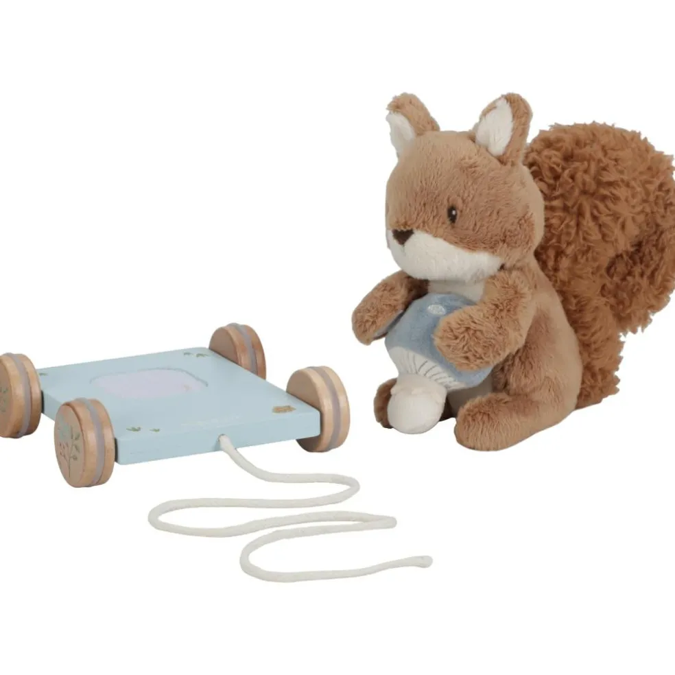 Peluche à tirer écureuil FSC Forest Friends
