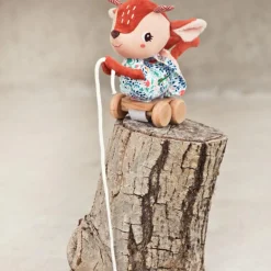 Peluche à tirer Stella le faon