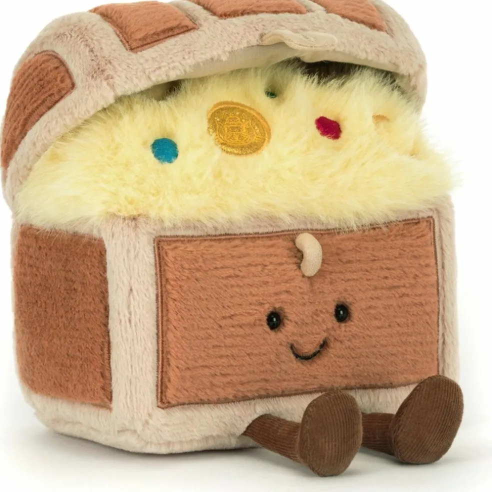 Peluche Amuseable Coffre au Trésor (19 cm)
